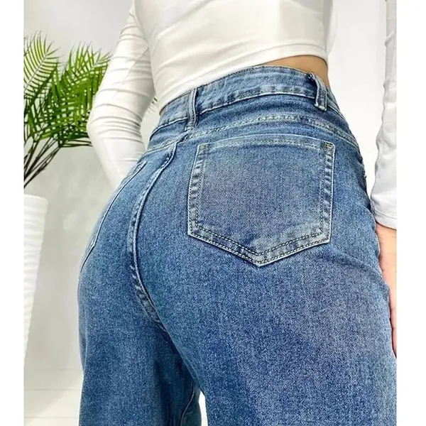 Bata_Blue_Washed_Wide_Leg_Denim_Jeans_For_Women