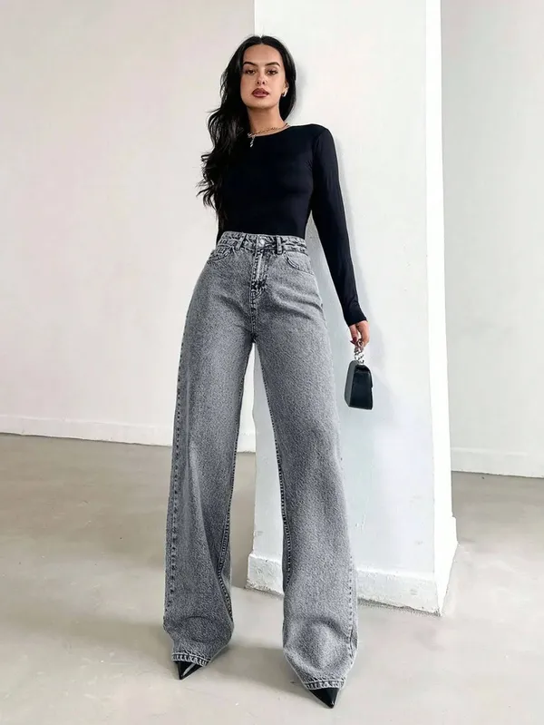 Grey_Washed_Wide_Leg_Denim_Jeans_For_Women
