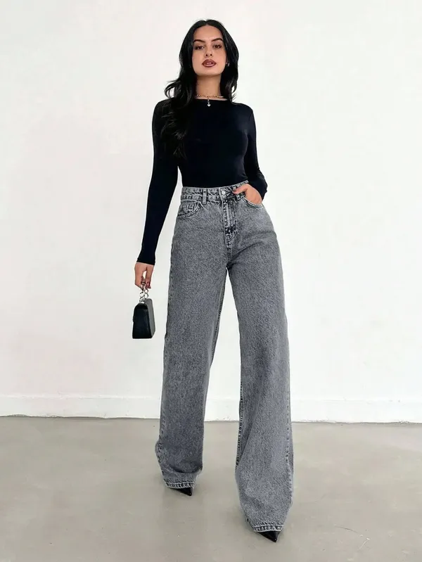 Grey_Washed_Wide_Leg_Denim_Jeans_For_Women