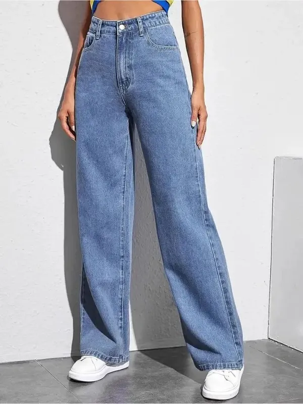 Light_Blue_Washed_Wide_Leg_Denim_Jeans_For_Women