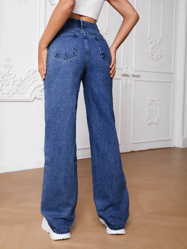 Bata_Blue_Washed_Wide_Leg_Denim_Jeans_For_Women