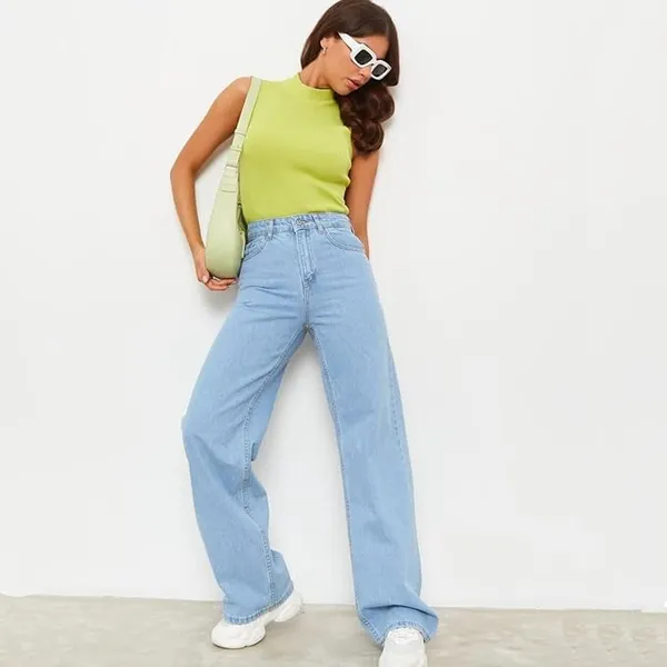 Light_Blue_Washed_Wide_Leg_Denim_Jeans_For_Women