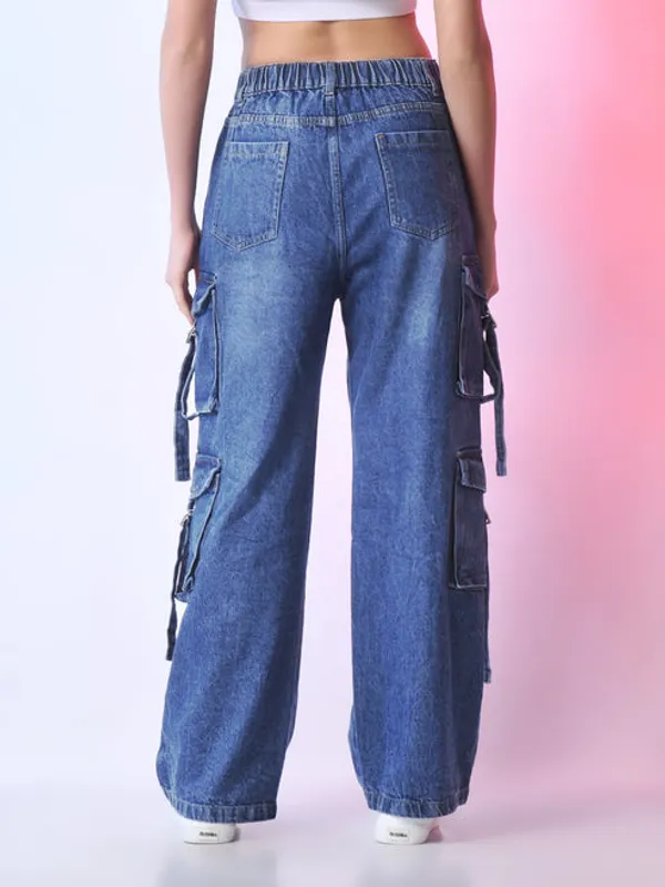 Bata_Blue_High_Rise_Straight_Fit_Stretchable_Denim_Jeans_For_Women