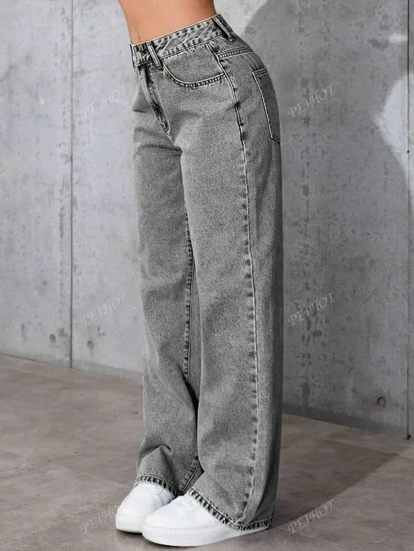 Grey_Washed_Wide_Leg_Denim_Jeans_For_Women