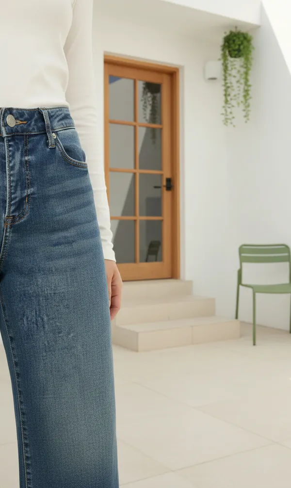 Tint_Blue_Whisker_Spray_Wide_Leg_Jeans_For_Women