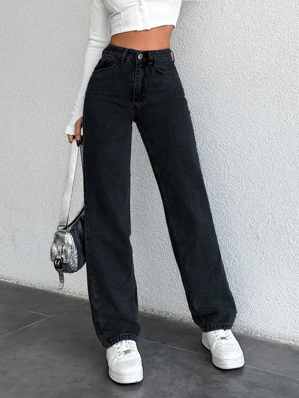 Black_Washed_Wide_Leg_Denim_Jeans_For_Women