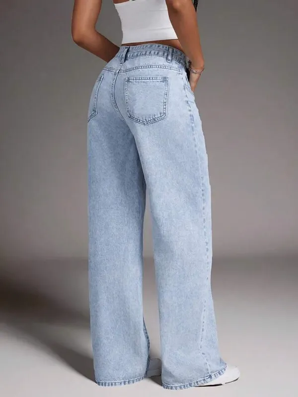 Light_Blue_High_Waist_Wide_Leg_Denim_Jeans_With_Bow_Embroidery_For_Women