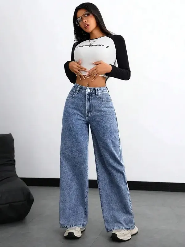 Ice_Washed_Wide_Leg_Denim_Jeans_For_Women