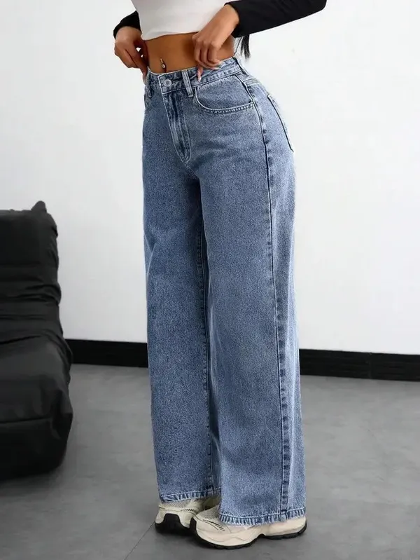 Ice_Washed_Wide_Leg_Denim_Jeans_For_Women