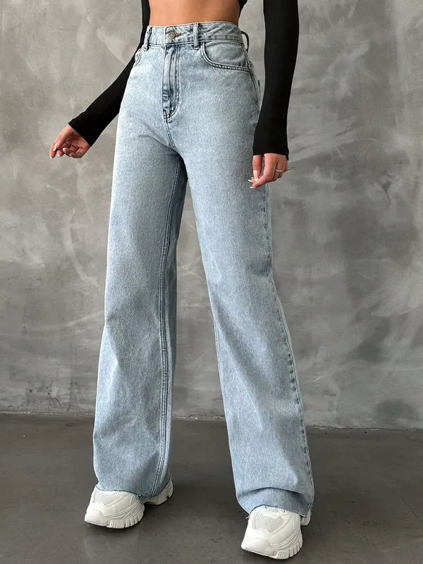Light_Blue_Washed_Wide_Leg_Denim_Jeans_For_Women