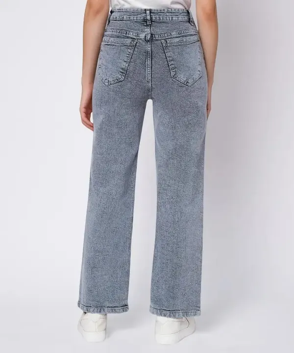 Grey_Washed_Wide_Leg_Denim_Jeans_For_Women
