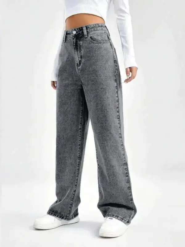 Grey_Washed_Wide_Leg_Denim_Jeans_For_Women