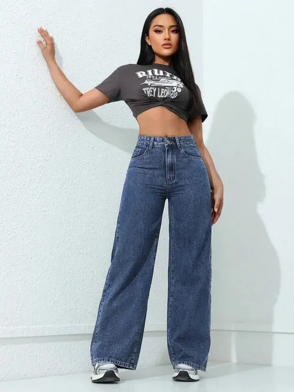 Navy_Blue_Washed_Wide_Leg_Denim_Jeans_For_Women