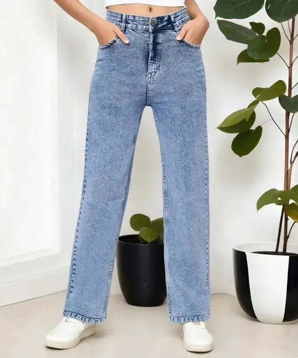 Ice_Washed_Wide_Leg_Denim_Jeans_For_Women