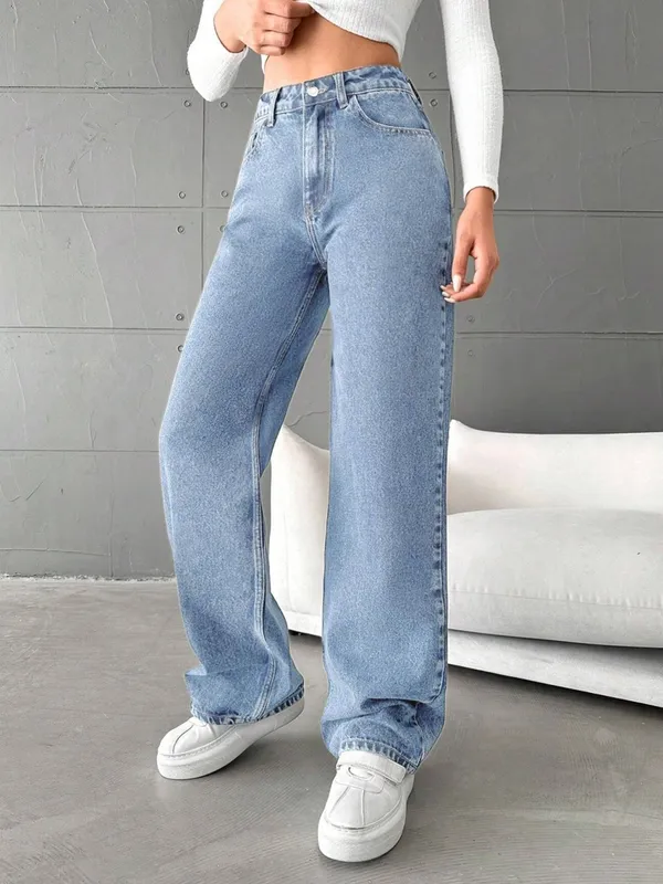 Light_Blue_Washed_Wide_Leg_Denim_Jeans_For_Women
