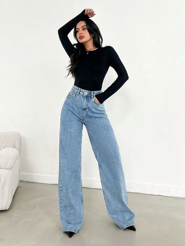 Ice_Washed_Wide_Leg_Denim_Jeans_For_Women