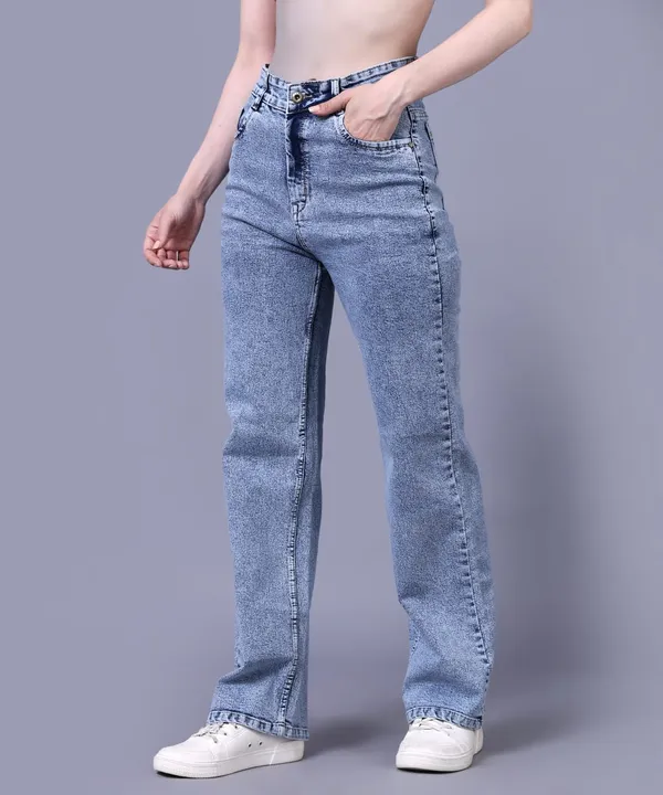 Ice_Washed_Wide_Leg_Denim_Jeans_For_Women