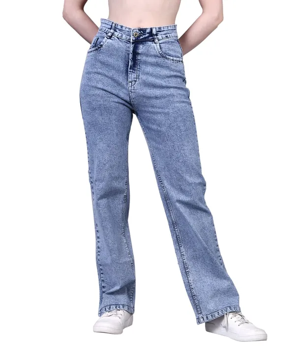 Ice_Washed_Wide_Leg_Denim_Jeans_For_Women