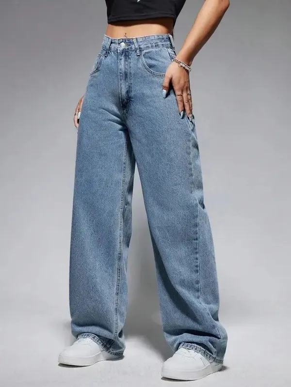 Light_Blue_Washed_Wide_Leg_Denim_Jeans_For_Women