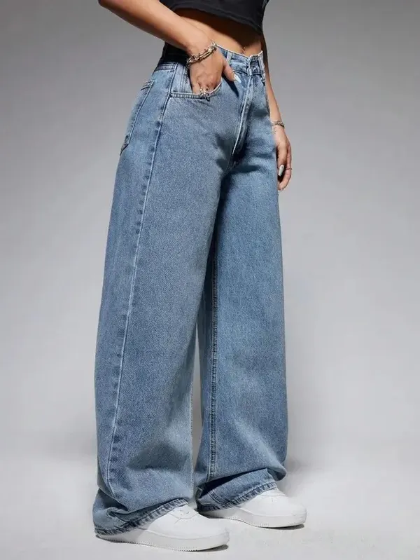 Light_Blue_Washed_Wide_Leg_Denim_Jeans_For_Women