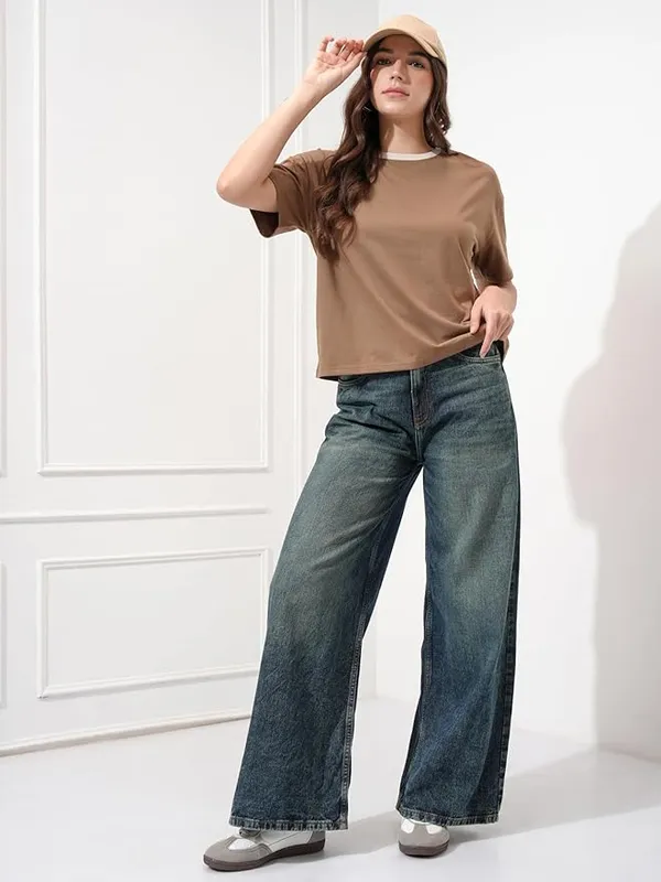 Tint_Blue_Whisker_Spray_Wide_Leg_Jeans_For_Women
