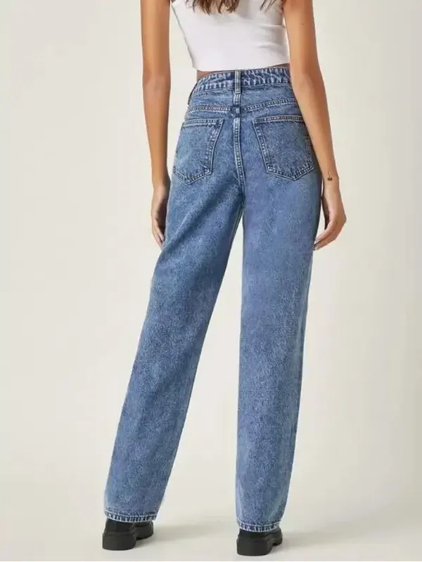 Bata_Blue_Washed_Wide_Leg_Denim_Jeans_For_Women
