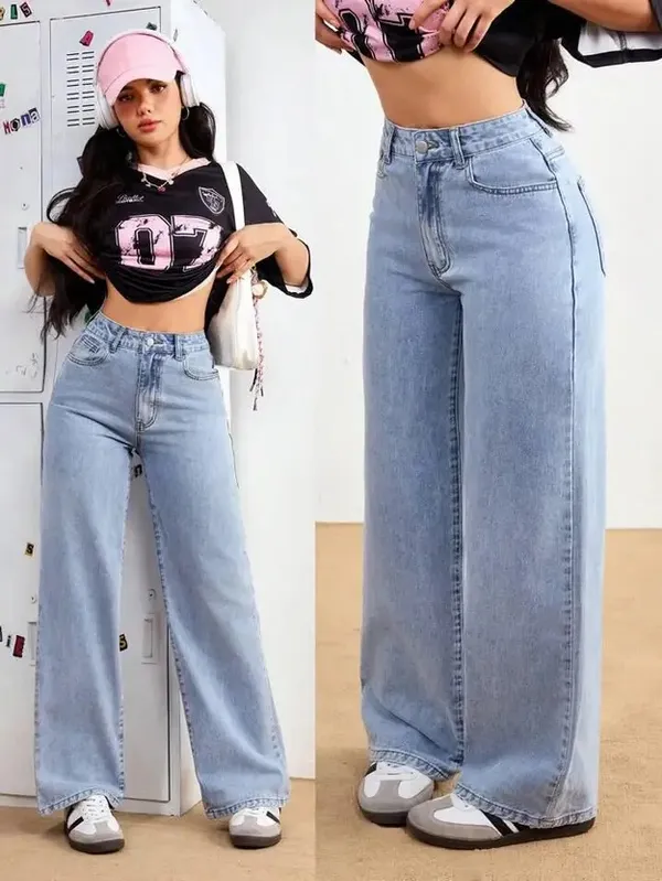 Ice_Washed_Wide_Leg_Denim_Jeans_For_Women