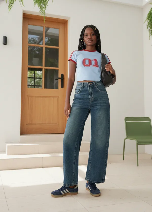 Tint_Blue_Whisker_Spray_Wide_Leg_Jeans_For_Women