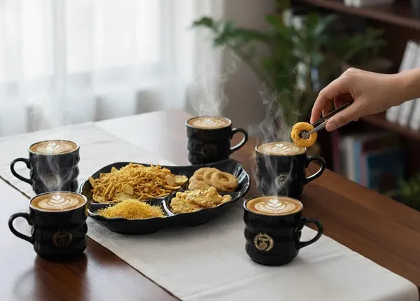 Black_Cup_&_Platter_Set_Glass_For_Home_And_Accessories