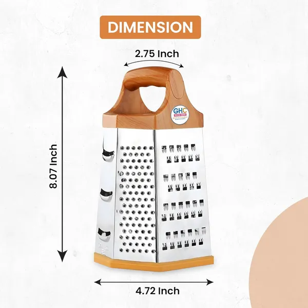 White_Box_Grater_Stainless_Steel_&_Wood_For_Home_And_Accessories_(Pack_of_2)