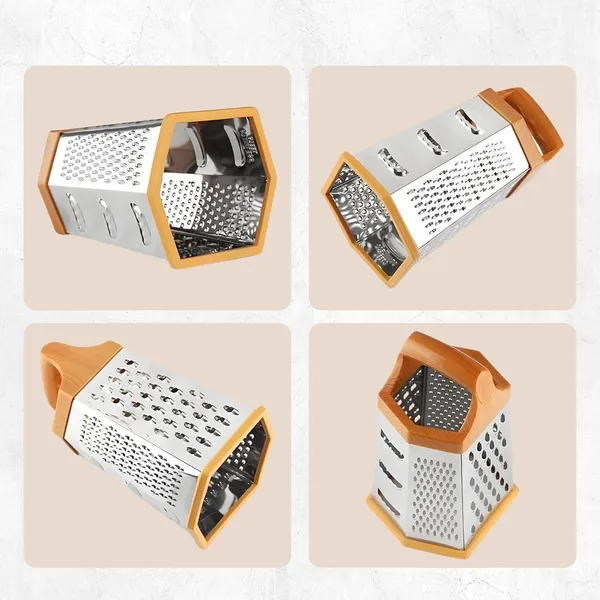 White_Box_Grater_Stainless_Steel_&_Wood_For_Home_And_Accessories_(Pack_of_2)