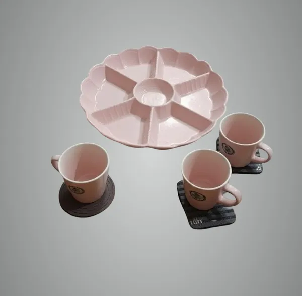 Pink_Tea_&_Coffee_Serving_Set_Ceramic_&_Wood_For_Home_And_Accessories