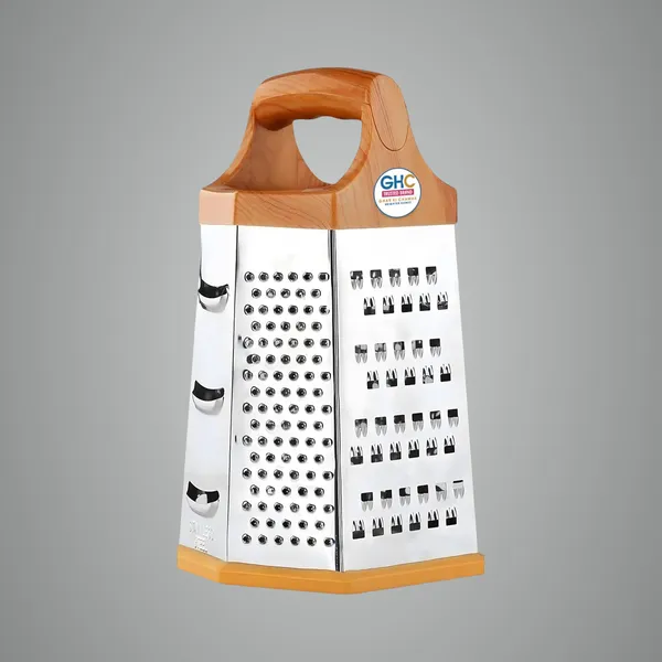 White_Box_Grater_Stainless_Steel_&_Wood_For_Home_And_Accessories