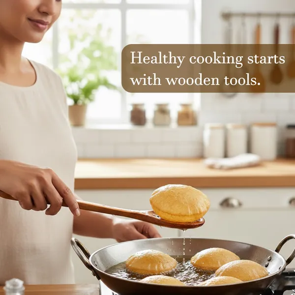 GHARKICHAMAK_Kitchen_Utensil_Set_for_Non-Stick_Cookware_|_Wooden_&_Gentle_Cooking_Tools_Non-Stick_Spatula_(Pack_of_7)