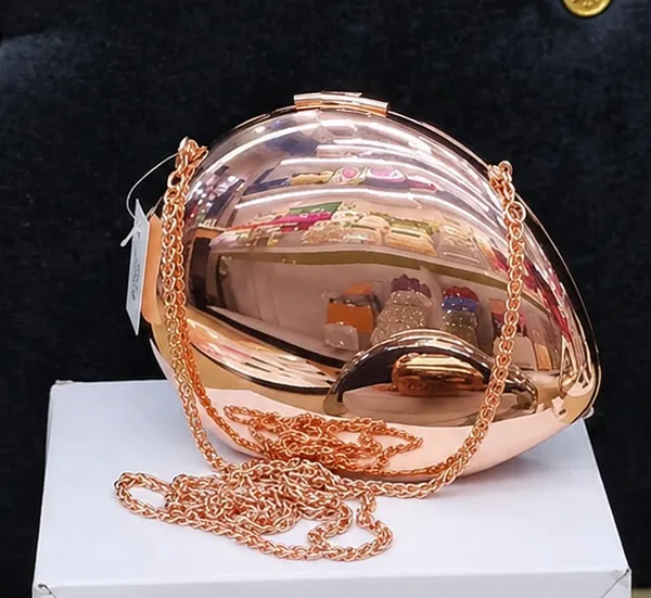 Rose_Gold_Metallic_Clutch_Purse_With_Chain_Strap