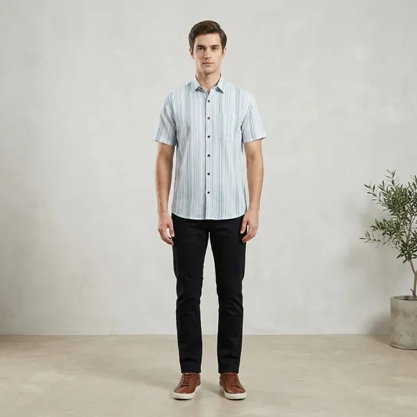 Blue_Striped_Cotton_Relaxed_Fit_Casual_Shirt_For_Men