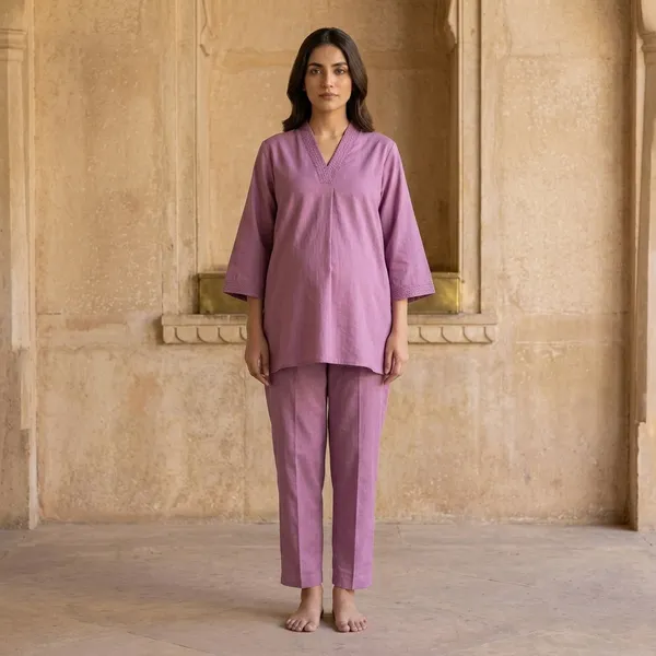 Purple_Cotton_Relaxed_Fit_Co-Ord_Set_For_Women