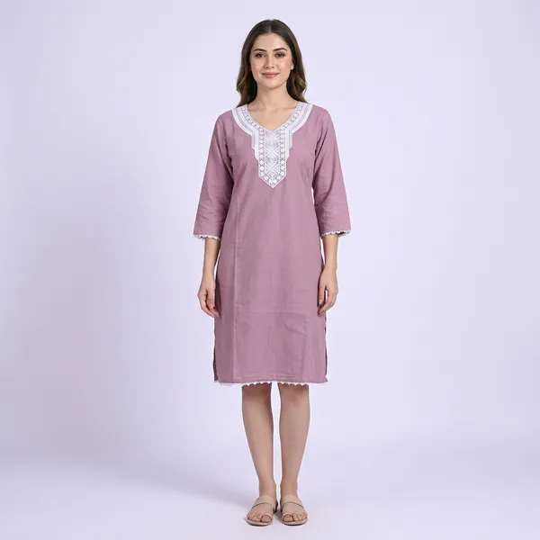 Purple_Cotton_Embroidered_Straight_Kurta_For_Women