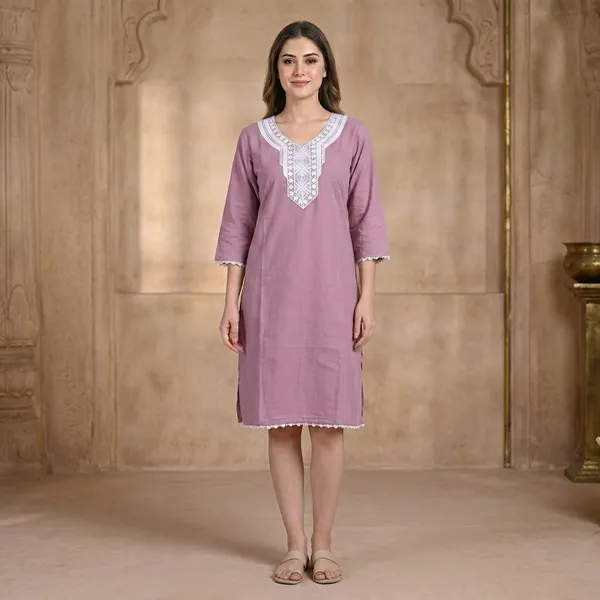 Purple_Cotton_Embroidered_Straight_Kurta_For_Women