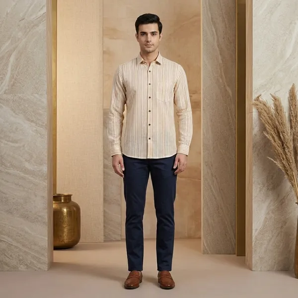 Beige_Striped_Cotton_Full_Sleeve_Casual_Shirt_For_Men