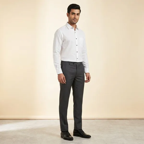White_Cotton_Full_Sleeve_Regular_Fit_Formal_Shirt_For_Men