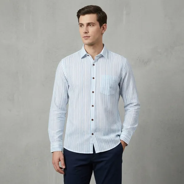 Blue_Striped_Cotton_Full_Sleeve_Casual_Shirt_For_Men