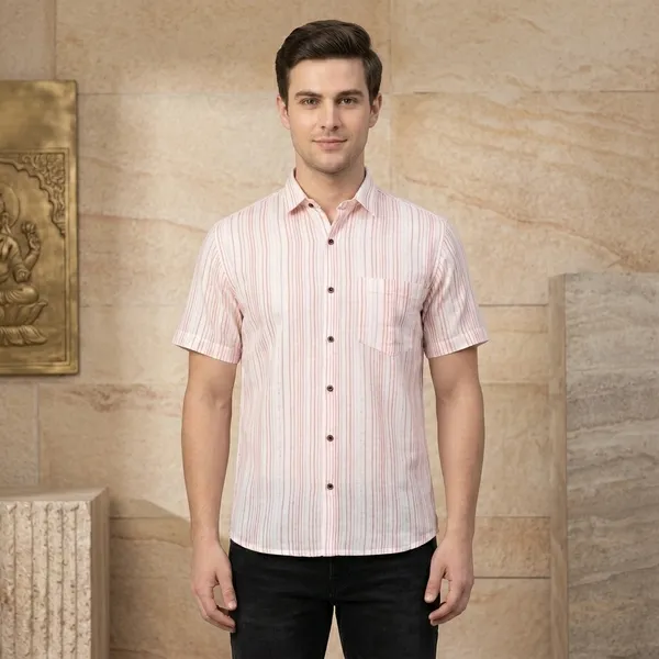 Pink_Cotton_Striped_Relaxed_Fit_Casual_Shirt_For_Men
