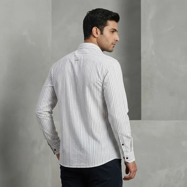 White_Striped_Cotton_Full_Sleeve_Formal_Shirt_For_Men