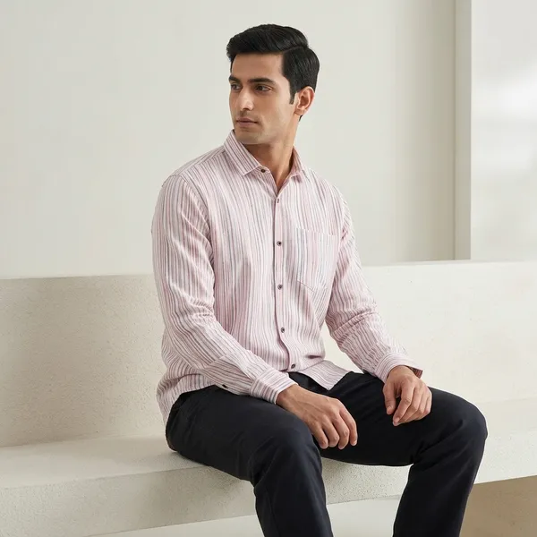 Multicolor_Striped_Cotton_Relaxed_Fit_Casual_Shirt_For_Men