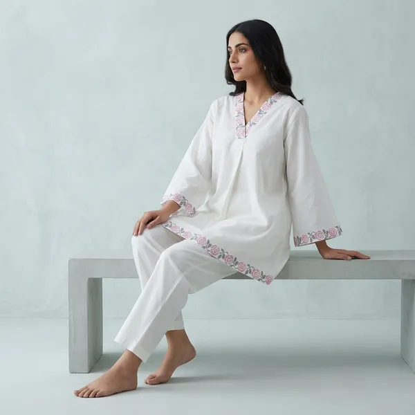 White_Cotton_Embroidered_A-Line_Co-Ord_Set_For_Women