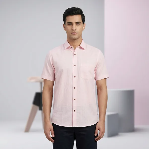 Pink_Cotton_Regular_Fit_Formal_Shirt_For_Men