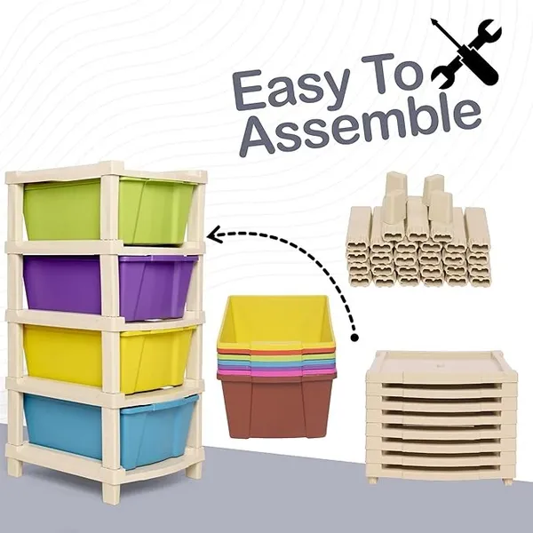 Multicolor_Modular_Drawer_Storage_Organizer_/_Plastic_Chest_Of_Drawers_Multi_Layer_Storage_Drawer_4_Xl