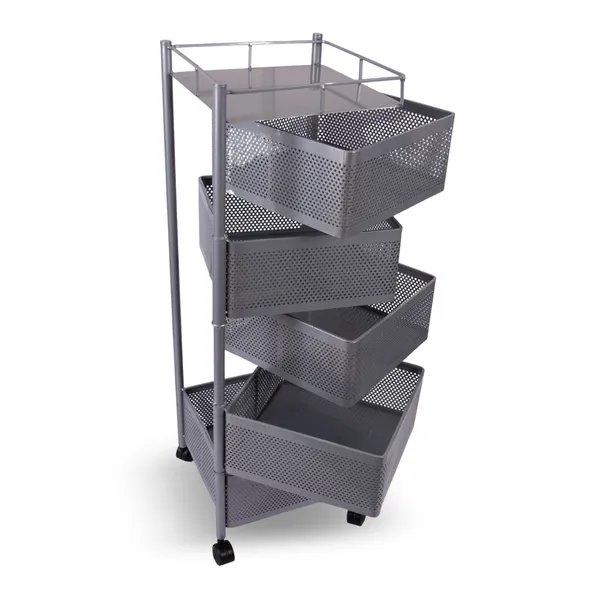 Silver_Kitchen_Storage_Rack_|_Revolving_Vegetable_Rack_|_Square_Multipurpose_Storage_Trolley_With_Wheels_5_Layer_Silver