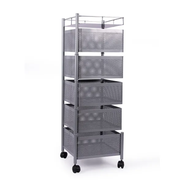 Silver_Kitchen_Storage_Rack_|_Revolving_Vegetable_Rack_|_Square_Multipurpose_Storage_Trolley_With_Wheels_5_Layer_Silver